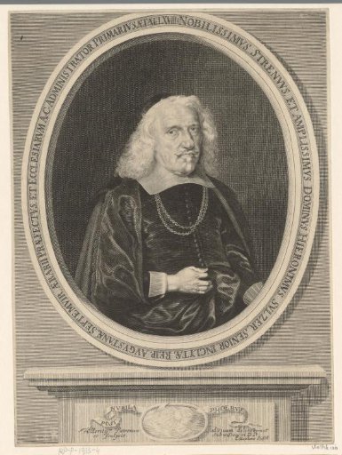Portrait of Hieronymus Sulzer at the age of 68
