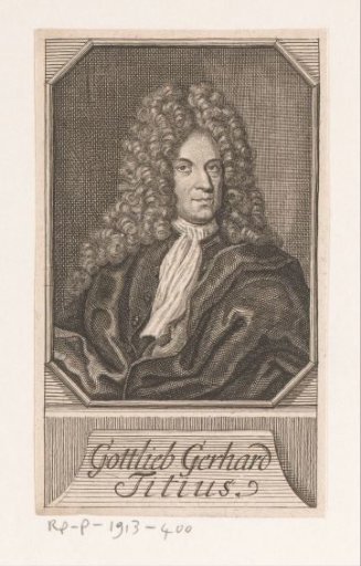 Portrait of Gottlieb Gerhard Titius