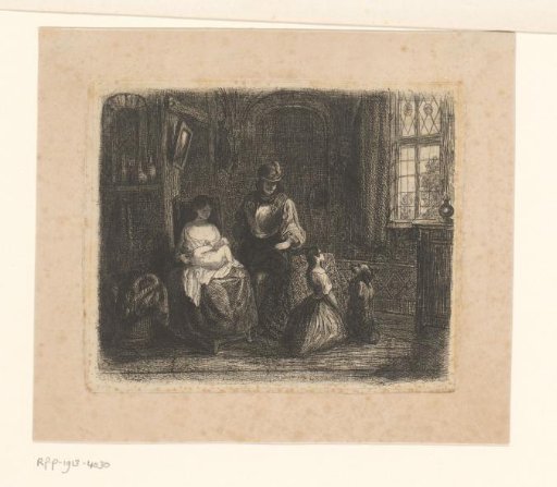 Interior with family