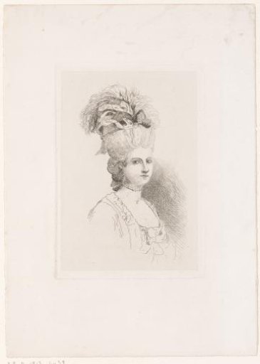 Portrait of an unknown woman