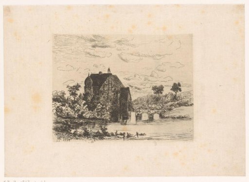 Castle on a river