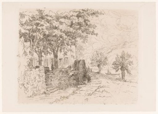 Landscape with watermill