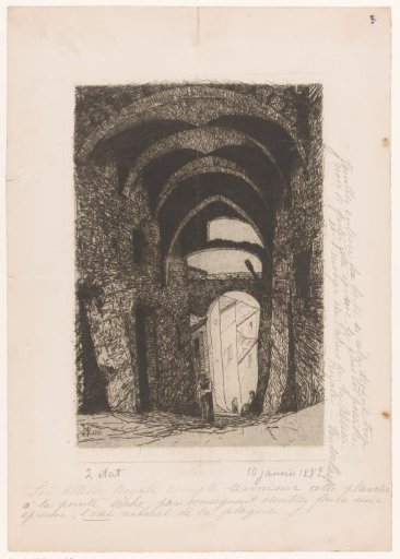 Gate with vaults