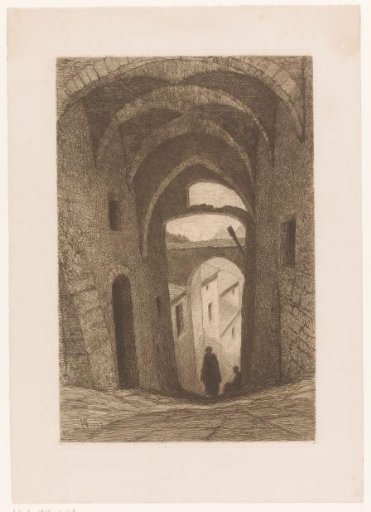 Gate with vaults