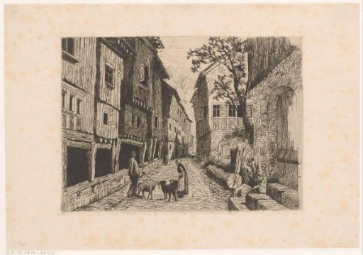 View of a street in Werdenberg