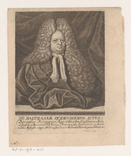 Portrait of Johann Balthasar Wernher