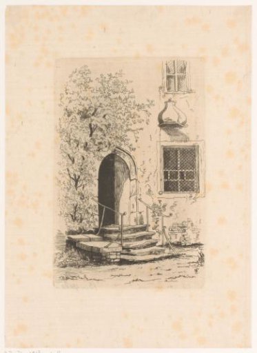 View of a house with a staircase in front