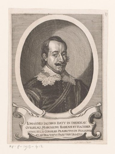 Portrait of Johann Jacob Datt von Tiefenau