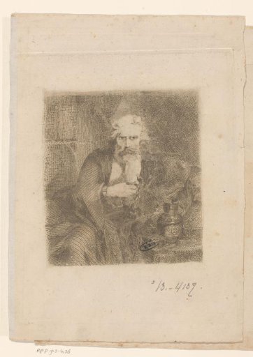 Man with chains around his hands