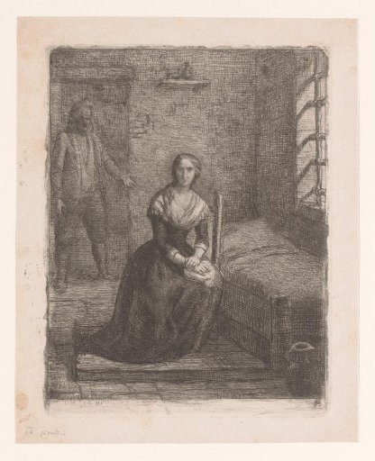 Marie Antoinette Imprisoned in the Tour du Temple