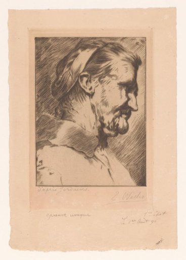 Head of an old woman
