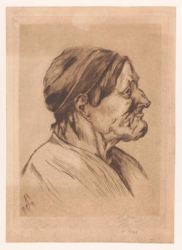 Head of an old woman