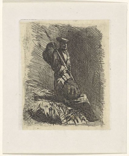Poor Man and Woman with Child