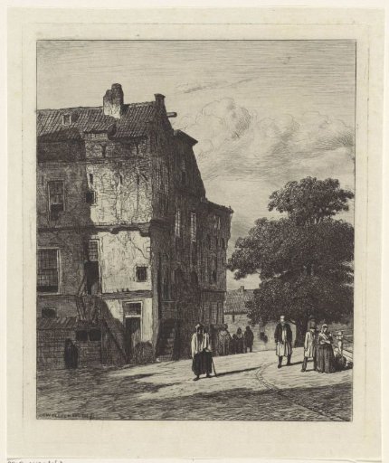 View of a Street in Amsterdam