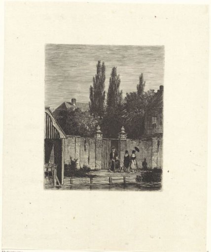Entrance to a Garden at the Zieken in The Hague