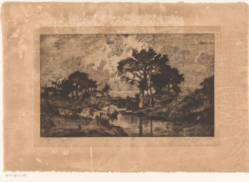 Landscape with Trees along Water