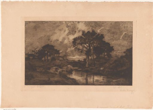 Landscape with Trees along Water