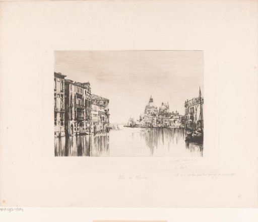 View of the Grand Canal in Venice