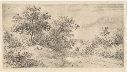 Hunter resting by a country road