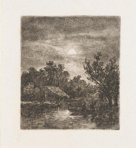 Fishermen by moonlight