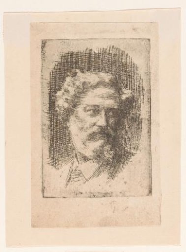 Portrait of an unknown man with a beard
