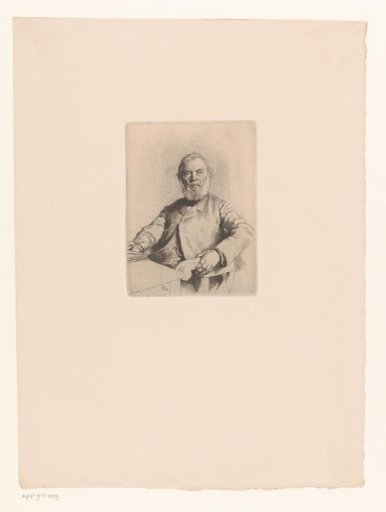 Portrait of Mathieu Grandjean seated in a chair