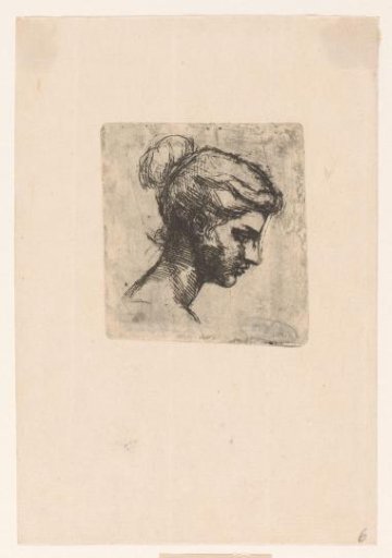 Head of a young woman