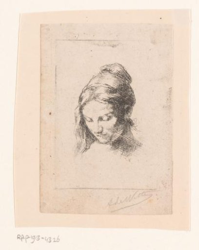 Head of a woman
