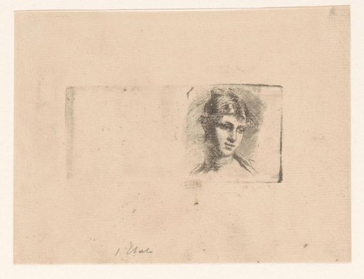 Head of a young woman