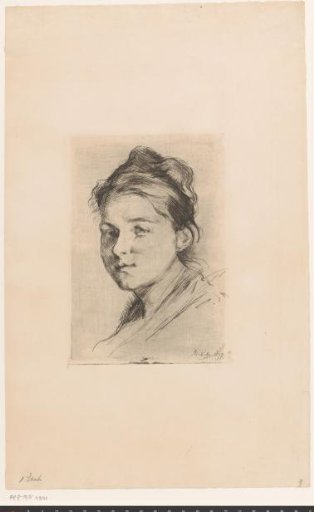 Portrait of an unknown girl
