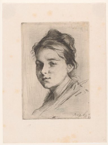 Portrait of an unknown girl