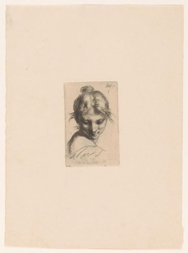 Head of a young woman