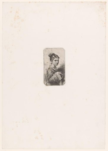 Unknown Young Woman Seated on a Chair
