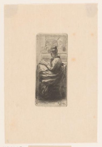 Seated Woman Reading a Book