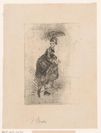 Woman with Umbrella