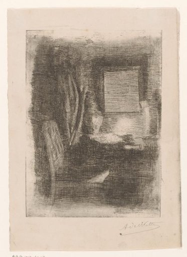 Interior with desk