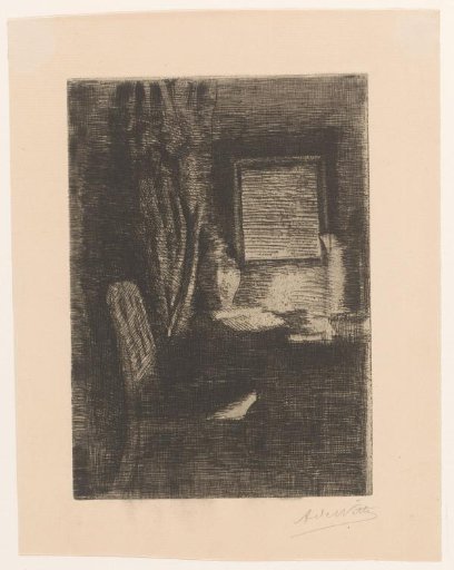 Interior with desk