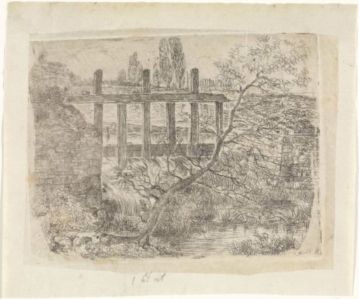 Small water gate in the Jeker