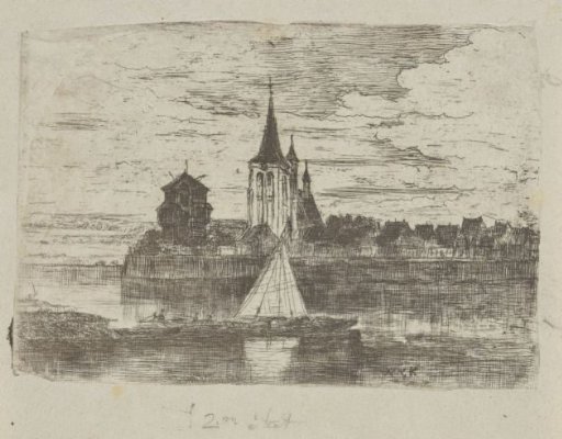 View of the district Wyck at Maastricht
