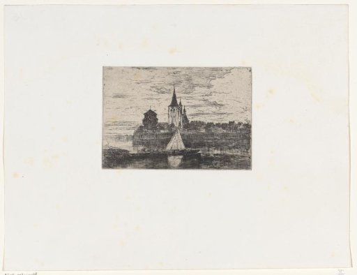 View of the district Wyck at Maastricht