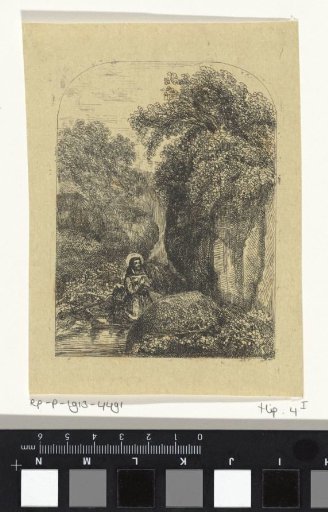 Prayer card in memory of Joannes Arnoldus Schaepkens, the father of the artist