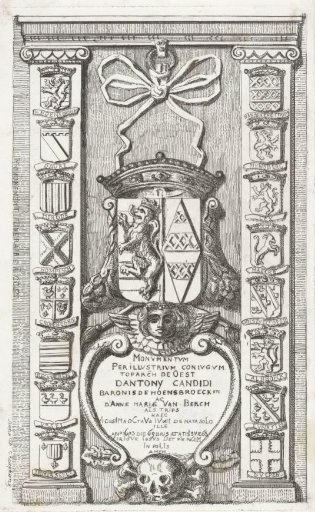 Tomb monument of Anthonius Candidus de Hoensbroeck-Geul and Anna Maria van Berghe, alias Trips