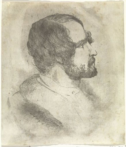Portrait of printmaker Alexander Schaepkens