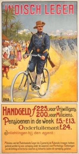 Recruitment Poster for the Royal Netherlands-Indian Army, 1912