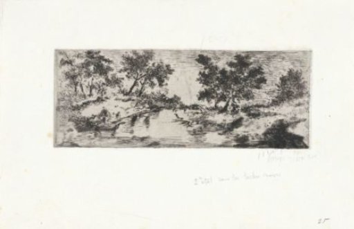 Landscape with a boat on the shore