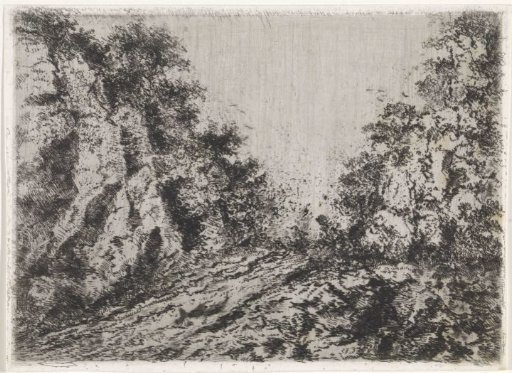 Path among rocks