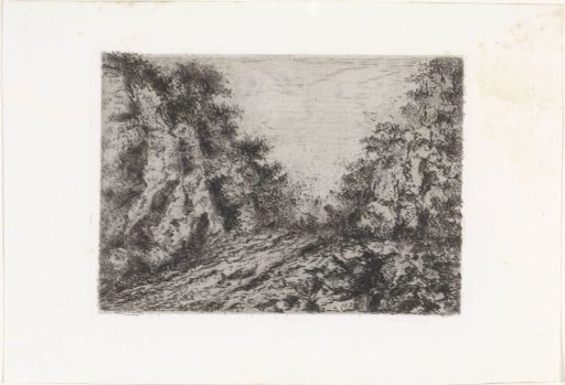Path among rocks