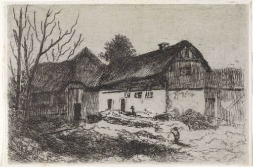 Farm with barn