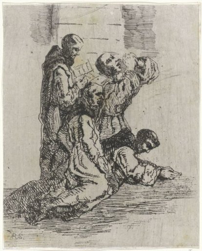 Monks in prayer