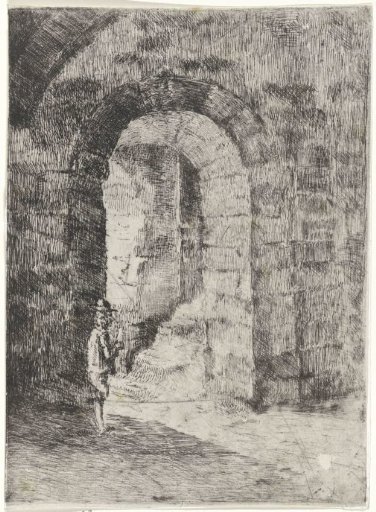 Vault with a guard